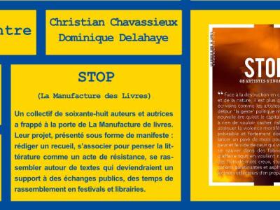 Rencontre avec Christian Chavassieux et Dominique Delahaye /&nbsp;STOP